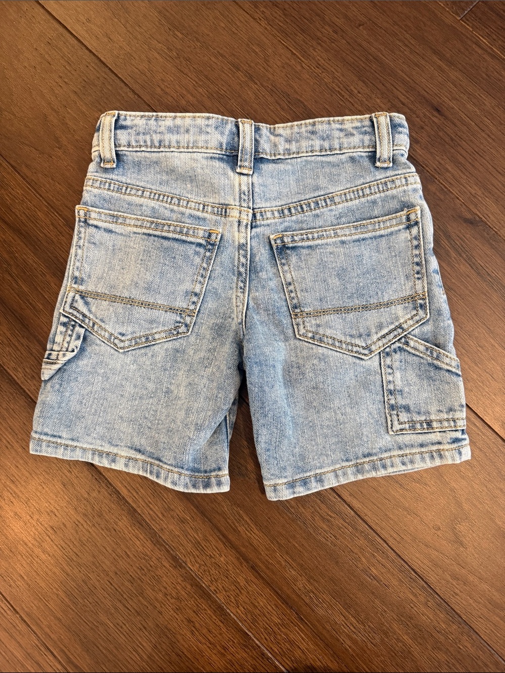 Cat & Jack Light Blue Denim Boys Shorts Size 4T - C39-170 - Picture 4 of 4